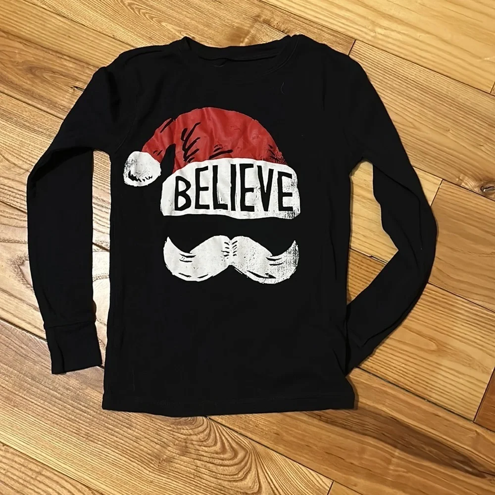 Old Navy Unisex Kids Family Matching Pajamas, “Believe”, Sz 12